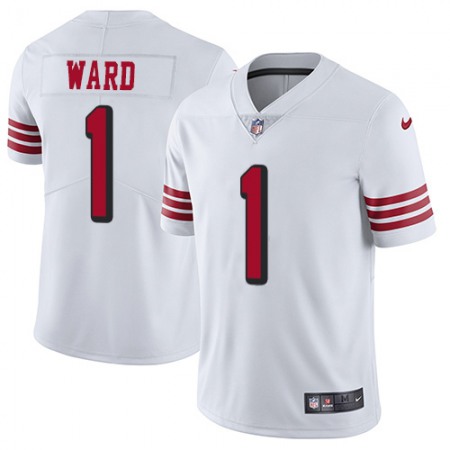 Nike 49ers #1 Jimmie Ward White Rush Youth Stitched NFL Vapor Untouchable Limited Jersey