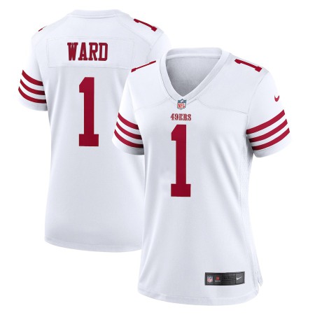 San Francisco 49ers #1 Jimmie Ward Nike Women's 2022 Player Game Jersey - White