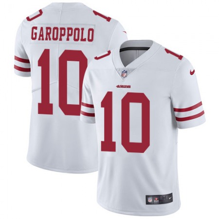 Nike 49ers #10 Jimmy Garoppolo White Youth Stitched NFL Vapor Untouchable Limited Jersey