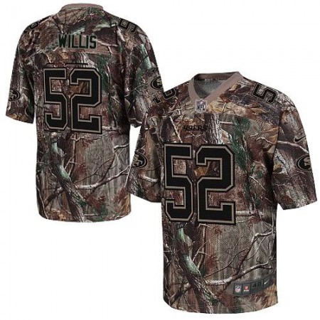 Nike 49ers #52 Patrick Willis Camo Men's Stitched NFL Realtree Elite Jersey