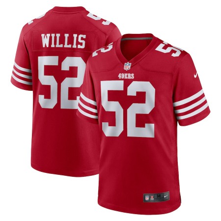 San Francisco 49ers #52 Patrick Willis Nike Men's 2022 Player Game Jersey - Scarlet