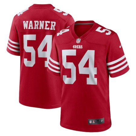 San Francisco 49ers #54 Fred Warner Nike Men's 2022 Player Game Jersey - Scarlet