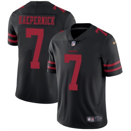 Nike 49ers #7 Colin Kaepernick Black Alternate Youth Stitched NFL Vapor Untouchable Limited Jersey