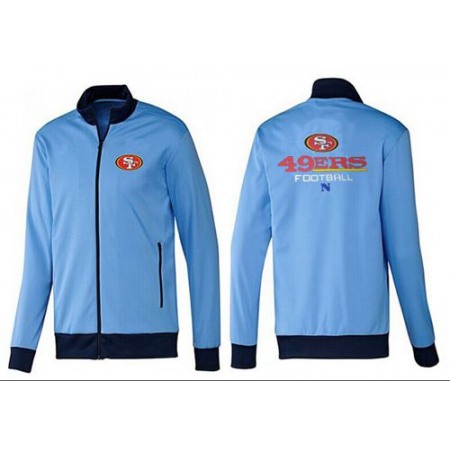 NFL San Francisco 49ers Victory Jacket Light Blue