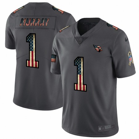 Arizona Cardinals #1 Kyler Murray Nike 2018 Salute to Service Retro USA Flag Limited NFL Jersey