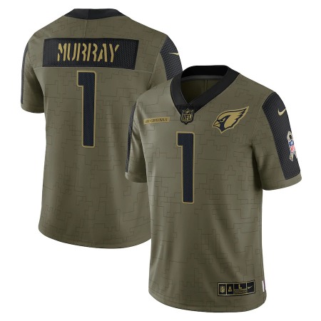 Arizona Cardinals #1 Kyler Murray Olive Nike 2021 Salute To Service Limited Player Jersey