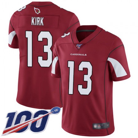 Nike Cardinals #13 Christian Kirk Red Team Color Men's Stitched NFL 100th Season Vapor Limited Jersey