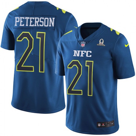 Nike Cardinals #21 Patrick Peterson Navy Men's Stitched NFL Limited NFC 2017 Pro Bowl Jersey