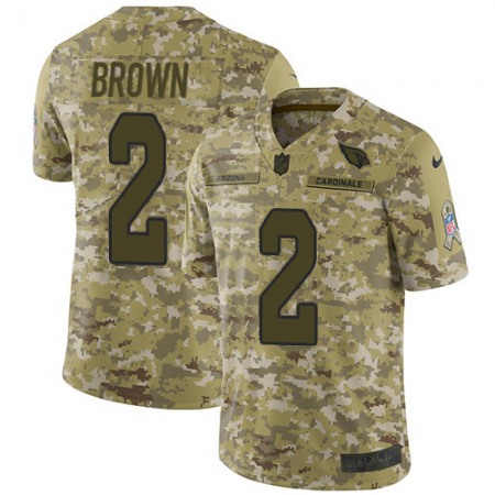 Nike Cardinals #2 Marquise Brown Camo Men's Stitched NFL Limited 2018 Salute To Service Jersey