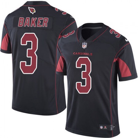 Nike Cardinals #3 Budda Baker Black Men's Stitched NFL Limited Rush Jersey