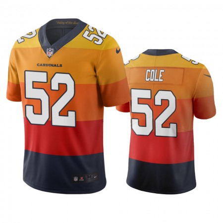 Arizona Cardinals #52 Mason Cole Sunset Orange Vapor Limited City Edition NFL Jersey