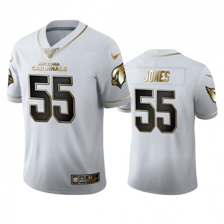 Arizona Cardinals #55 Chandler Jones Men's Nike White Golden Edition Vapor Limited NFL 100 Jersey