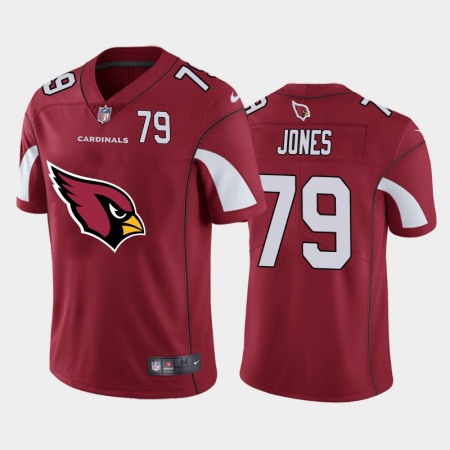 Arizona Cardinals #79 Chandler Jones Red Men's Nike Big Team Logo Player Vapor Limited NFL Jersey