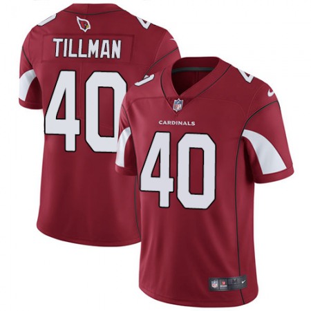 Nike Cardinals #40 Pat Tillman Red Team Color Men's Stitched NFL Vapor Untouchable Limited Jersey