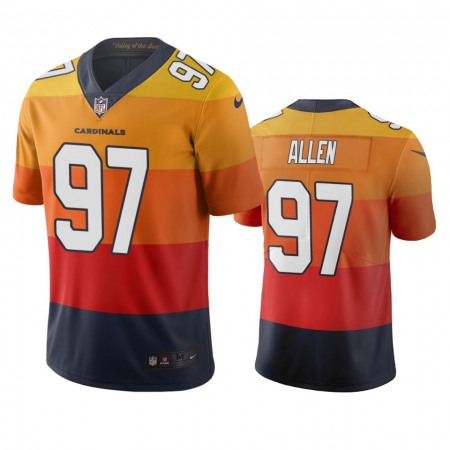 Arizona Cardinals #97 Zach Allen Sunset Orange Vapor Limited City Edition NFL Jersey