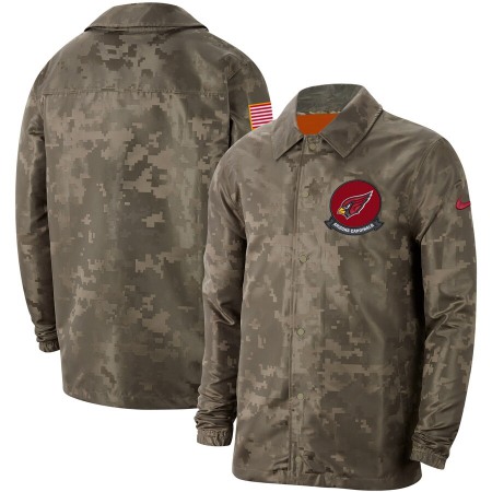 Men's Arizona Cardinals Nike Camo 2019 Salute to Service Sideline Full-Zip Lightweight Jacket