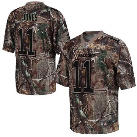 Nike Falcons #11 Julio Jones Camo Men's Stitched NFL Realtree Elite Jersey