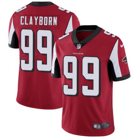 Nike Falcons #99 Adrian Clayborn Red Team Color Men's Stitched NFL Vapor Untouchable Limited Jersey