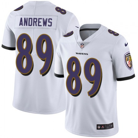 Nike Ravens #89 Mark Andrews White Men's Stitched NFL Vapor Untouchable Limited Jersey