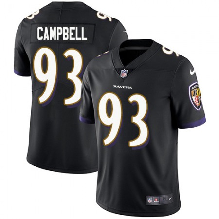 Nike Ravens #93 Calais Campbell Black Alternate Men's Stitched NFL Vapor Untouchable Limited Jersey