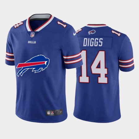 Buffalo Bills #14 Stefon Diggs Royal Blue Men's Nike Big Team Logo Vapor Limited NFL Jersey