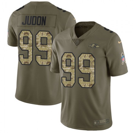 Nike Ravens #99 Matthew Judon Olive/Camo Men's Stitched NFL Limited 2017 Salute To Service Jersey