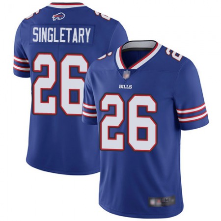 Nike Bills #26 Devin Singletary Royal Blue Team Color Men's Stitched NFL Vapor Untouchable Limited Jersey