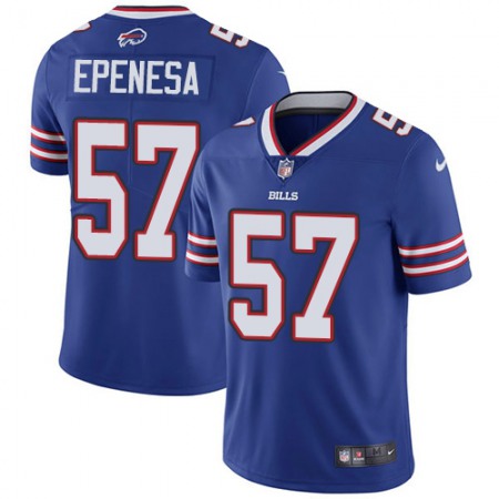 Nike Bills #57 A.J. Epenesas Royal Blue Team Color Men's Stitched NFL Vapor Untouchable Limited Jersey