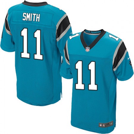 Nike Panthers #11 Torrey Smith Blue Alternate Men's Stitched NFL Elite Jersey