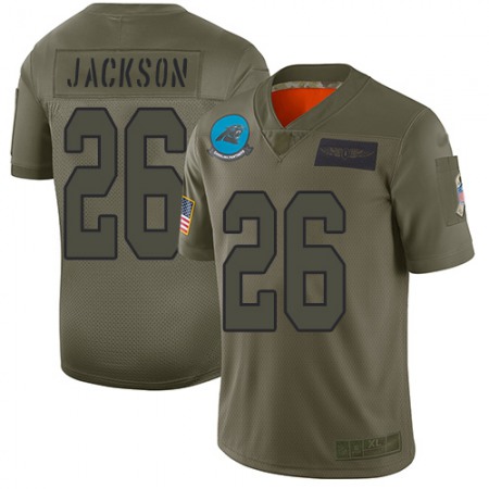 Nike Panthers #26 Donte Jackson Camo Men's Stitched NFL Limited 2019 Salute To Service Jersey