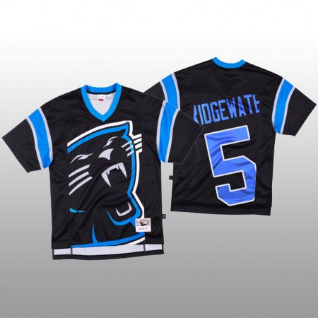 NFL Carolina Panthers #5 Teddy Bridgewater Black Men's Mitchell & Nell Big Face Fashion Limited NFL Jersey