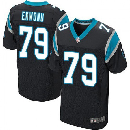 Nike Panthers #79 Ikem Ekwonu Black Team Color Men's Stitched NFL Vapor Untouchable Elite Jersey