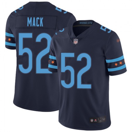 Nike Bears #52 Khalil Mack Navy Blue Team Color Men's Stitched NFL Limited City Edition Jersey