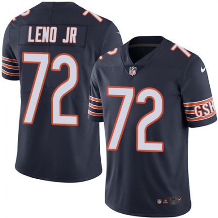 Nike Bears #72 Charles Leno Jr Navy Blue Team Color Men's Stitched NFL Vapor Untouchable Limited Jersey