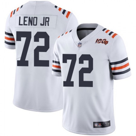 Nike Bears #72 Charles Leno Jr White Alternate Men's Stitched NFL Vapor Untouchable Limited 100th Season Jersey