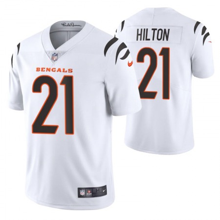 Cincinnati Bengals #21 Mike Hilton White Men's Nike Vapor Limited Jersey