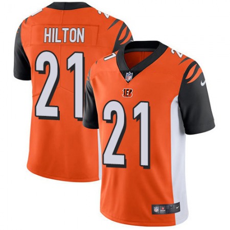 Nike Bengals #21 Mike Hilton Orange Alternate Men's Stitched NFL Vapor Untouchable Limited Jersey