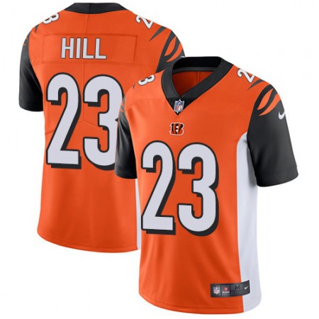 Nike Bengals #23 Daxton Hill Orange Alternate Men's Stitched NFL Vapor Untouchable Limited Jersey