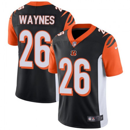 Nike Bengals #26 Trae Waynes Black Team Color Men's Stitched NFL Vapor Untouchable Limited Jersey