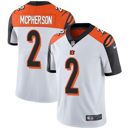 Nike Bengals #2 Evan McPherson White Men's Stitched NFL Vapor Untouchable Limited Jersey