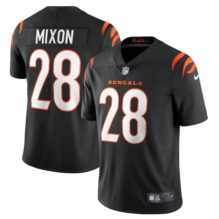 Cincinnati Bengals #28 Joe Mixon Black Nike Vapor Limited Jersey