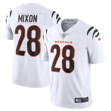 Cincinnati Bengals #28 Joe Mixon White Nike Vapor Limited Jersey