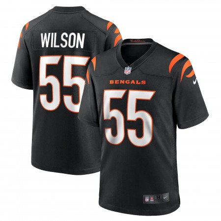 Cincinnati Bengals #55 Logan Wilson Black Nike Game Jersey