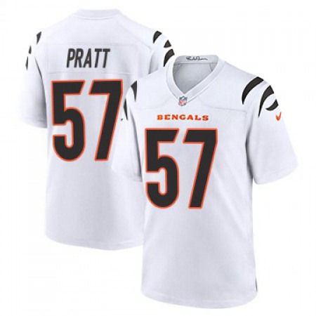 Cincinnati Bengals #57 Germaine Pratt White Nike Alternate Game Jersey