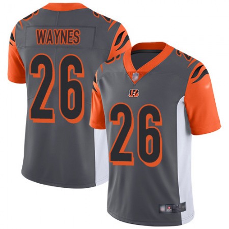 Nike Bengals #26 Trae Waynes Silver Men's Stitched NFL Limited Inverted Legend Jersey