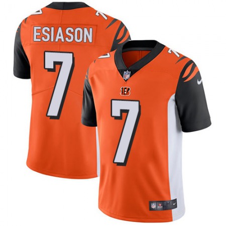 Nike Bengals #7 Boomer Esiason Orange Alternate Men's Stitched NFL Vapor Untouchable Limited Jersey