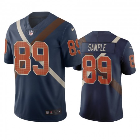 Cincinnati Bengals #89 Drew Sample Navy Vapor Limited City Edition NFL Jersey