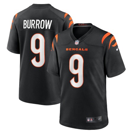 Cincinnati Bengals #9 Joe Burrow Black Nike Game Jersey