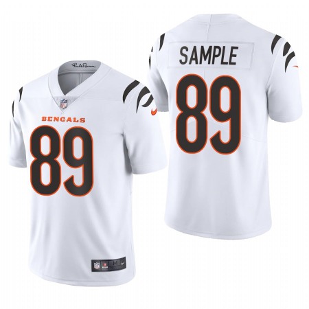 Nike Bengals #89 Drew Sample White Men's Nike Vapor Limited Jersey