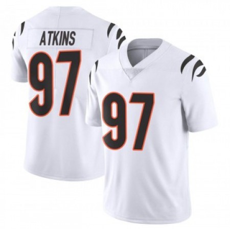 Nike Bengals #97 Geno Atkins White Men's Nike Vapor Limited Jersey